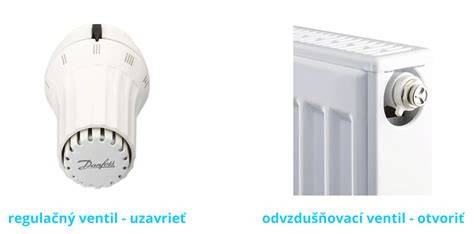 Návod na manuálne odvzdušnenie radiátora