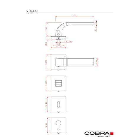Rozetové kovanie Cobra VERA-S