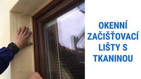 Detailné znázornenie inštalácie začisťovacej APU lišty na okenný rám