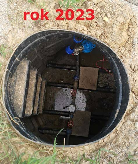 Schéma zapojenia vodovodnej prípojky a vodomernej šachty