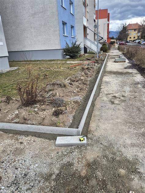 vizualizácia obnovy chodníka pred bytovým domom