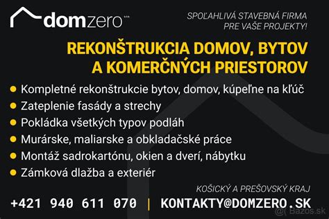 rekonštrukcia interiéru a zatepľovanie