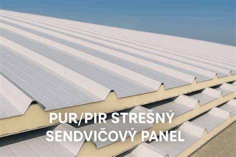 Schéma zloženia sendvičového panelu s jadrom z PUR/PIR peny