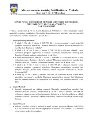 Schéma právneho rámca kontrolnej činnosti v obci