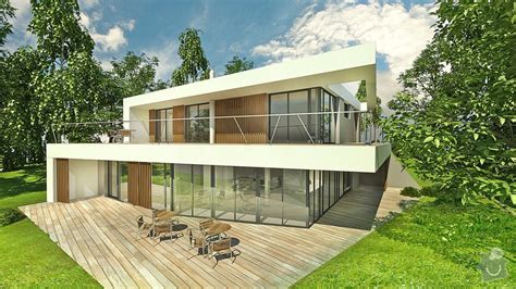Architektonický návrh moderného nízkoenergetického domu