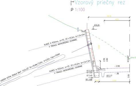 Schéma zatrubnenia Kremnického potoka pri rekonštrukcii cesty
