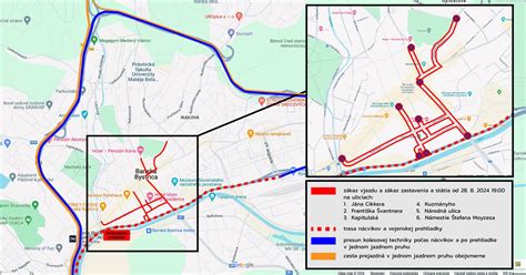Mapa Sládkovičova s vyznačenými dopravnými uzlami a občianskou vybavenosťou
