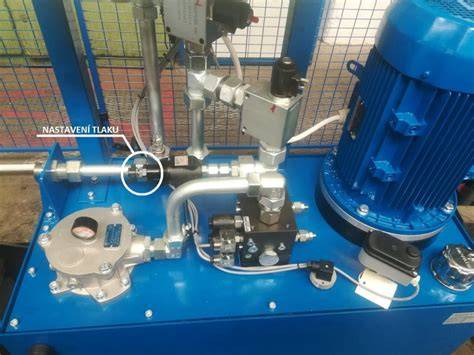 Schéma elektrického zapojenia hydraulického lisu