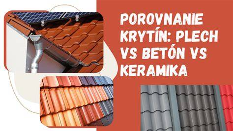 Porovnanie rôznych strešných krytín