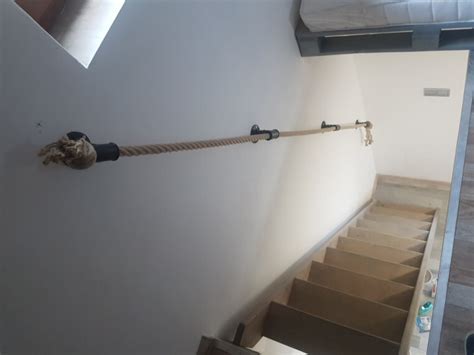 Lanové zábradlie v chate