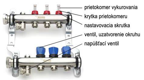 Inštalácia podlahového vykurovania s trojcestným zmiešavacím ventilom