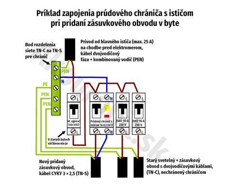 Schéma zapojenia ističa