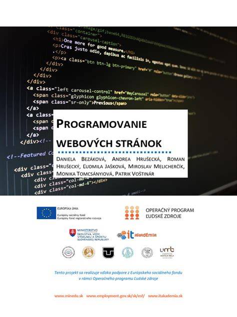 Základná štruktúra webových stránok a interakcia s cookies