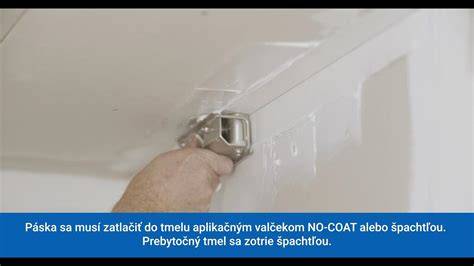 Fázy tmelenia sadrokartónového podhľadu