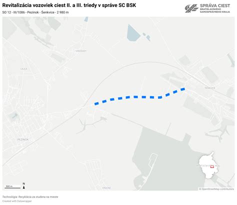 Grafik termínov rekonštrukcie ciest (pôvodný a posunutý)