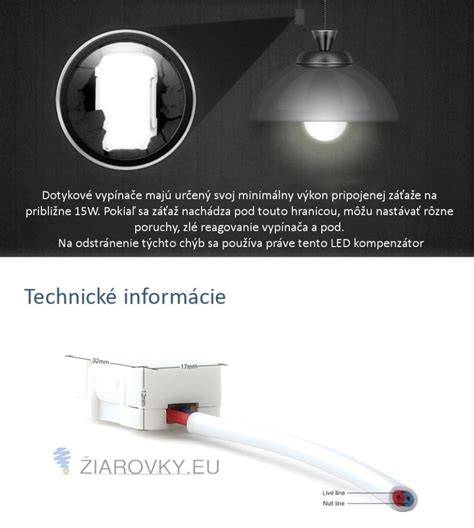 Kompenzátor pre odstránenie blikania LED žiaroviek