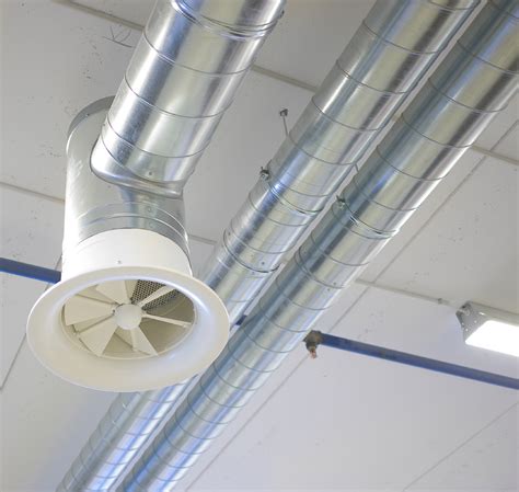 Rôzne typy ventilátorov pre ventilačné systémy