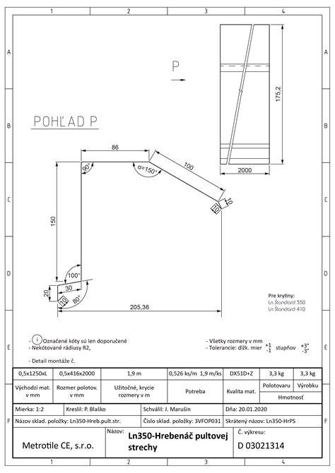 Detailné zobrazenie montáže úžľabia s plechovým lemovaním