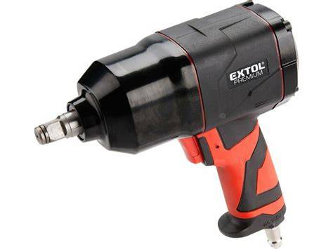 Pneumatický rázový uťahovák Extol Premium WI 340 s pogumovanou rukoväťou