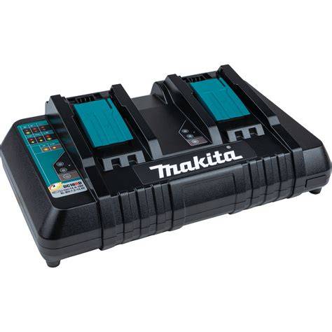Makita DC18RD dvojitá nabíjačka s USB portom