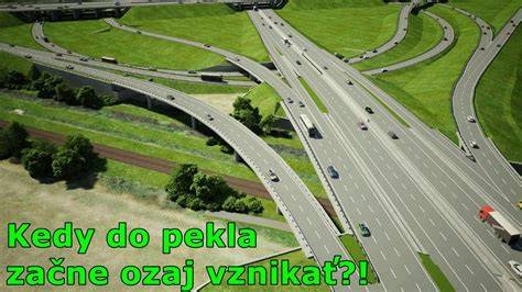 Diaľničná križovatka symbolizujúca stavby vo verejnom záujme