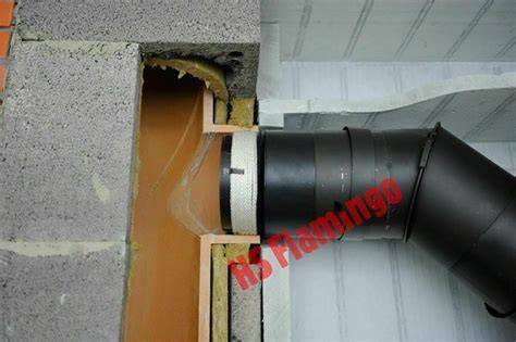 Detail klapky dymovodu Bertrams