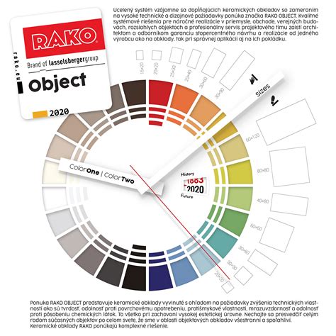 Prehľad farebného systému RAKO Object