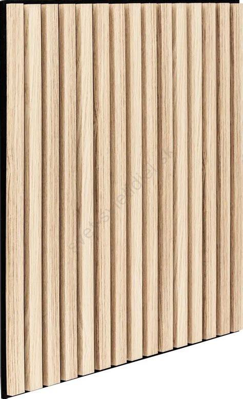 Akustický panel z borovice limby v modernom interiéri