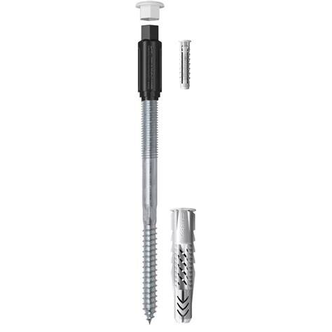 Detail teleskopickej skrutky pre kotvenie cez hrubú izoláciu