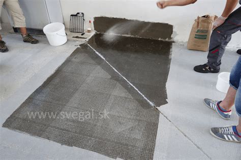 Schematické znázornenie prieniku penetrácie do podkladu