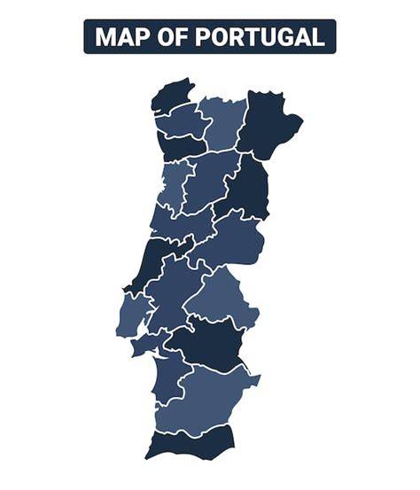 klimatická mapa Portugalska