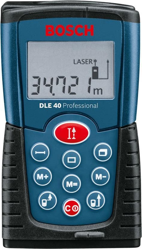 Schéma funkcii laserového diaľkomeru Bosch DLE 40