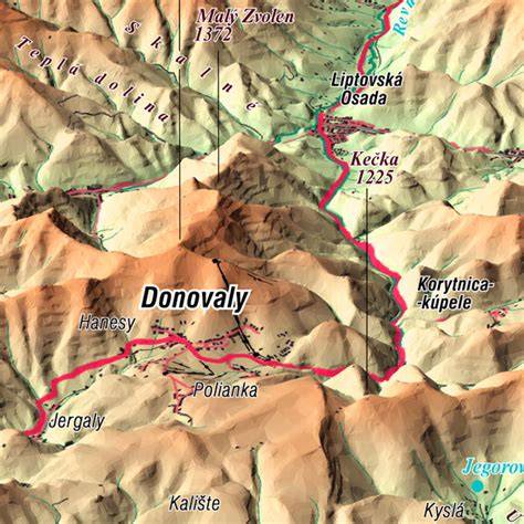 Mapa Senice s vyznačenou oblasťou pôsobenia
