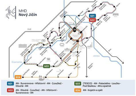 Mapa MHD Michalovce