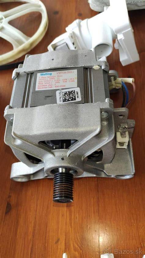 Elektrický motor z práčky vhodný pre domácu brúsku