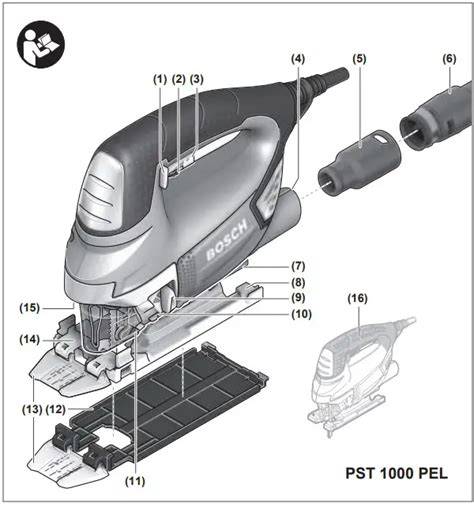 Detailný záber na priamočiaru pílu Bosch PST 900 PEL