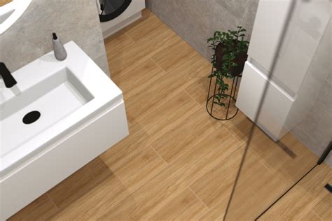 Interiér s dlažbou imitujúcou drevo od Venus Ceramica
