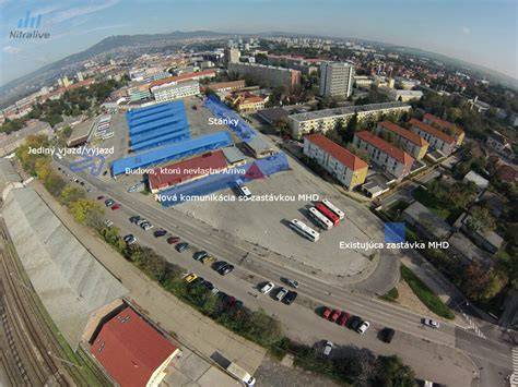 Nová oddychová zóna autobusovej stanice Nitra