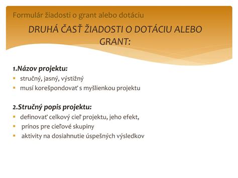 Symbol grantu alebo dotácie