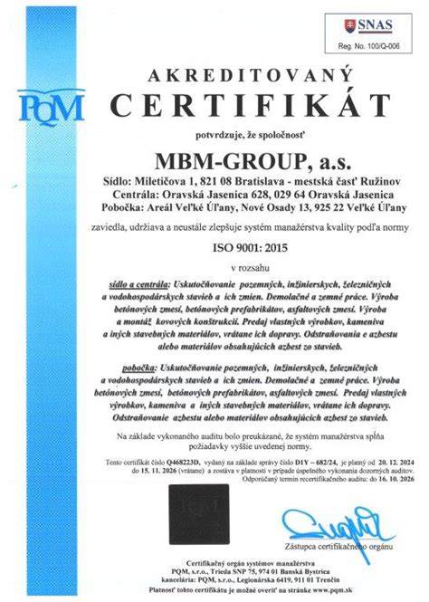 Certifikáty a označenia kvality stavebných materiálov