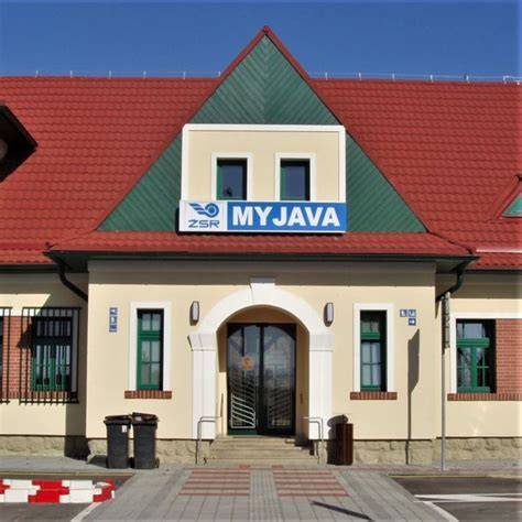 Vizualizácia zrekonštruovanej železničnej stanice Myjava