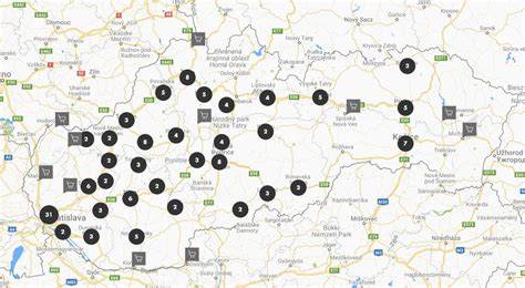 Mapa servisných centier Ariston
