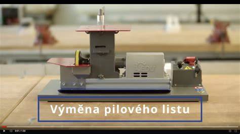 Schéma výmeny pílového listu v ráme