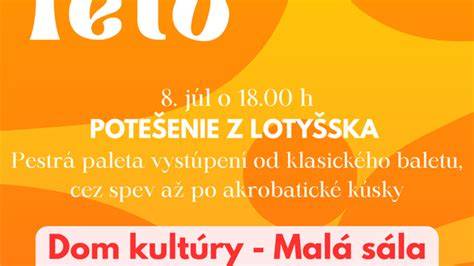 Plagát z historického kultúrneho podujatia v Dome kultúry Šaľa