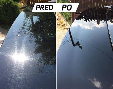 Leštenie laku po oprave