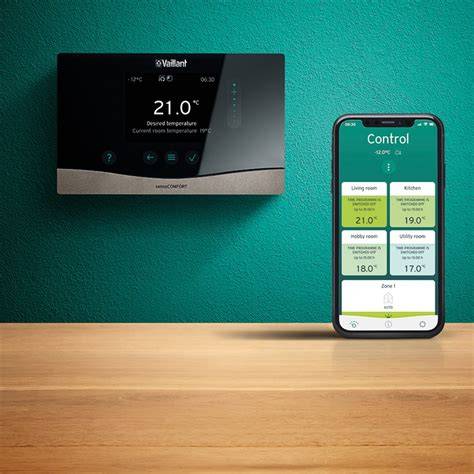 Regulátor Vaillant sensoCOMFORT 720 na stene