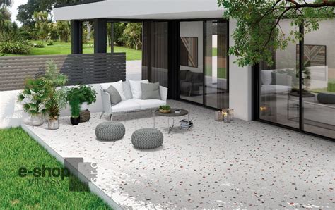 Ukážka interiéru s dlažbou Luna Natural White