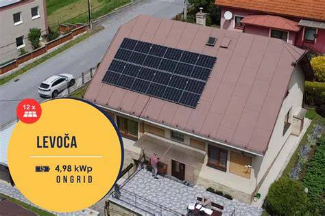 Inštalácia solárnych panelov na rodinnom dome