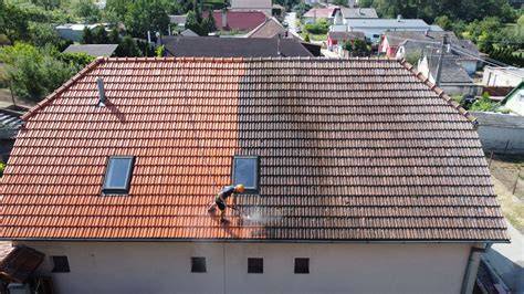 Moderná termovízna snímka strechy realizovaná dronom