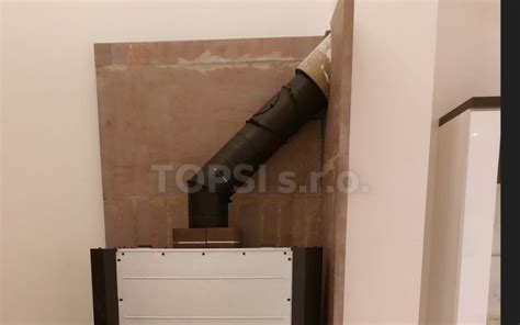 Detail správneho napojenia dymovodu do keramického komína